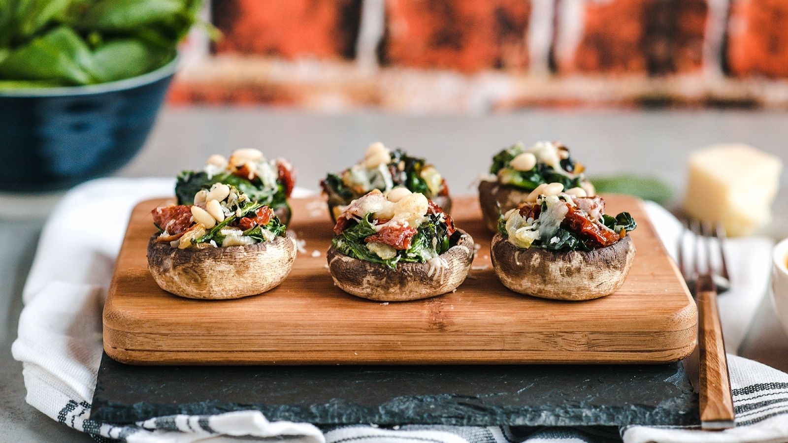 Faszerowane pieczarki prosto z pieca