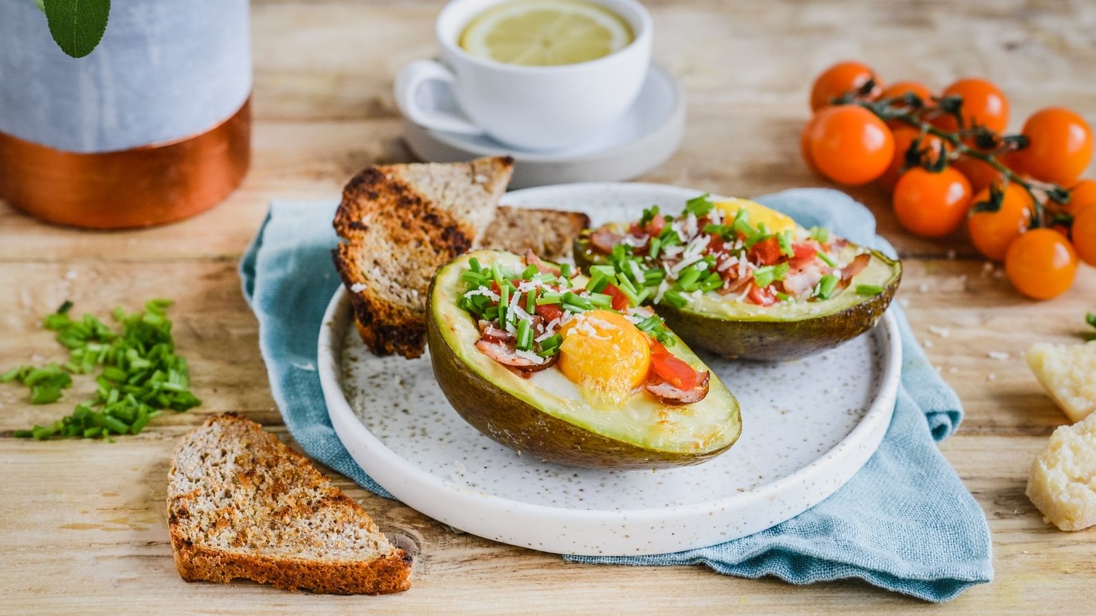Jajko zapiekane w awokado