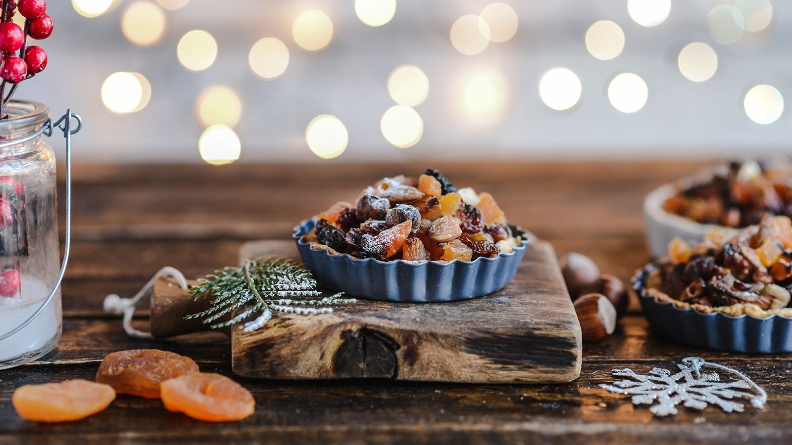 Tartaletki świąteczne z bakaliami