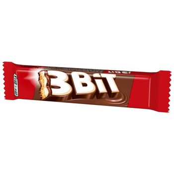 3Bit Baton w czekoladzie mlecznej z nadzieniem mlecznym i herbatnikiem 46 g