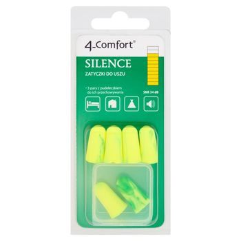 4-Comfort Silence Zatyczki do uszu 3 pary