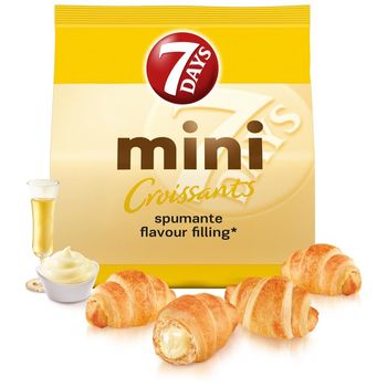 7Days Mini rogaliki z ciasta francuskiego z nadzieniem o smaku spumante - 185 g