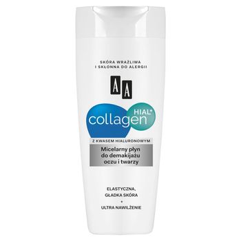 AA Collagen Hial+ Micelarny płyn do demakijażu oczu i twarzy 200 ml