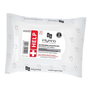 AA Intymna Ochrona&Pielęgnacja ochronne chusteczki do higieny intymnej Help 20 szt