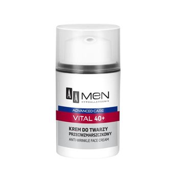 AA Men Advanced Care Vital 40+ Krem do twarzy przeciwzmarszczkowy 50 ml