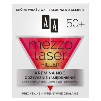 AA Mezzolaser Filler 50+ Krem regenerujący na noc odżywienie + ujędrnienie 50 ml