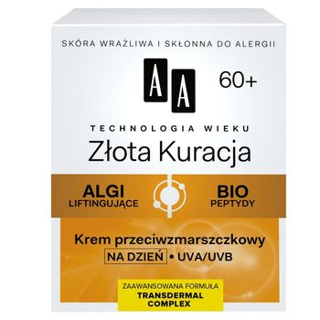 AA Technologia Wieku 60+ Złota Kuracja Krem przeciwzmarszczkowy na dzień 50 ml