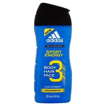 Adidas Sport Energy 3 Żel pod prysznic do ciała włosów i twarzy 250 ml
