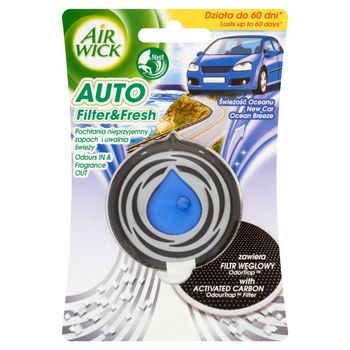 Air Wick Auto Filter and Fresh Odświeżacz samochodowy świeżość oceanu 3 ml