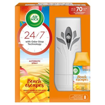 Air Wick Beach Escapes Automatyczny odświeżacz powietrza i wkład soczyste mango z Maui 250 ml