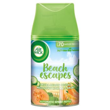 Air Wick Beach Escapes Wkład do automatycznego odświeżacza powietrza melonowy koktajl z Aruby 250 ml