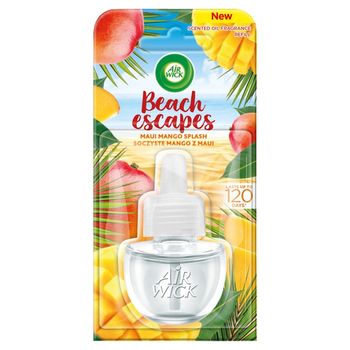 Air Wick Beach Escapes Wkład do elektrycznego odświeżacza powietrza soczyste mango z Maui 19 ml