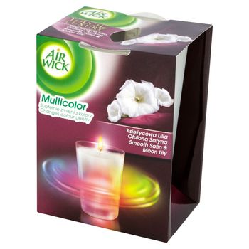 Air Wick Multicolor Świeczka zapachowa księżycowa lilia otulona satyną 155 g