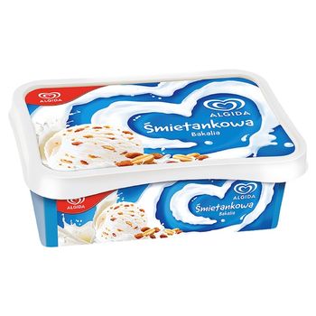 Algida Śmietankowa Bakalia Lody 1000 ml