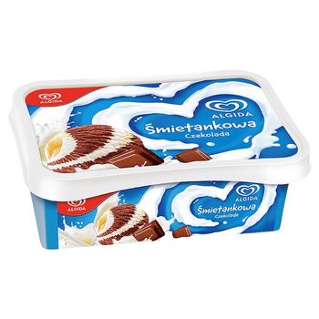 Algida Śmietankowa Czekolada Lody 1000 ml