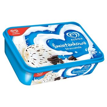 Algida Śmietankowa Stracciatella Lody 1000 ml