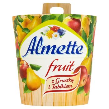 Almette Fruit z gruszką i jabłkiem Puszysty serek twarogowy 150 g