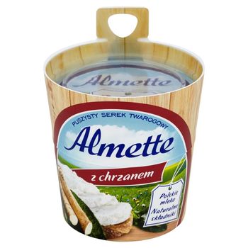 Almette Puszysty serek twarogowy z chrzanem 150 g