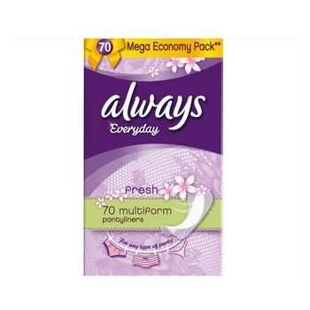 Always Everyday Multiform Wkładki higieniczne, 70 sztuk