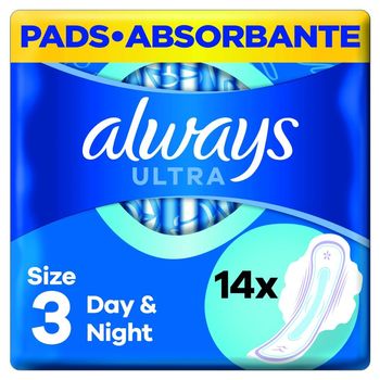 Always Ultra Day & Night (R3) Ze Skrzydełkami Podpaski  Sztuk