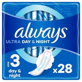 Always Ultra Day & Night (R3) Ze Skrzydełkami Podpaski  Sztuk