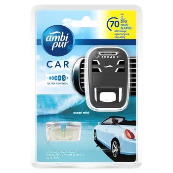 Ambi Pur Car Samochodowy odświeżacz powietrza, zestaw startowy x1