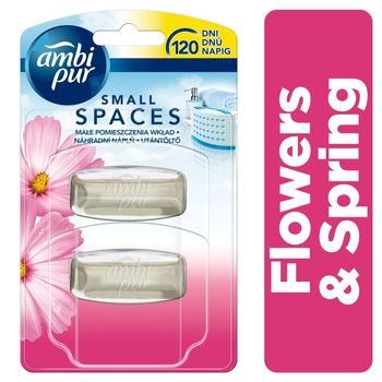 Ambi Pur Flowers & Spring Wkład do odświeżacza do małych pomieszczeń 2 x 5,5 ml