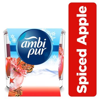 Ambi Pur Spiced Apple Świeca zapachowa usuwająca zapachy 100 g