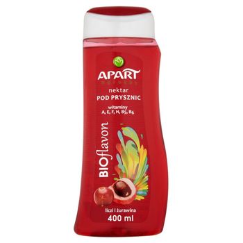 Apart Natural Bioflavon Nektar pod prysznic liczi i żurawina 400 ml