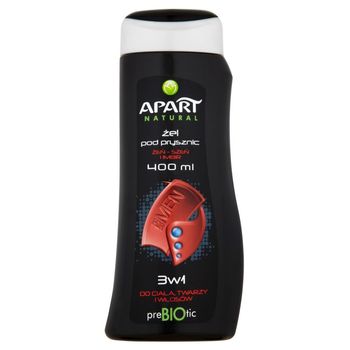 Apart Natural For Men Prebiotic Żel pod prysznic żeń-szeń i imbir 400 ml