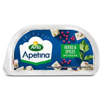 Arla Apetina Ser biały typu śródziemnomorskiego w zalewie olejowej z ziołami 100 g