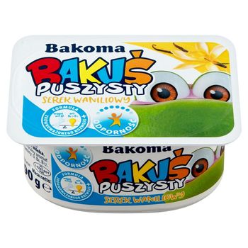 Bakoma Bakuś Puszysty serek waniliowy 90 g