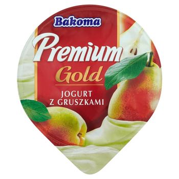 Bakoma Premium Gold Jogurt z gruszkami 140 g