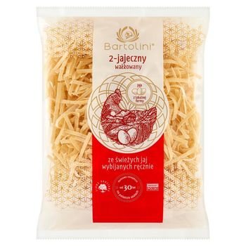 Bartolini Makaron wałkowany 2-jajeczny krajanka gruba 400 g