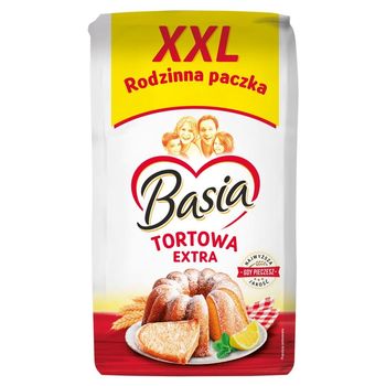 Basia Mąka tortowa extra pszenna typ 405 2,5 kg