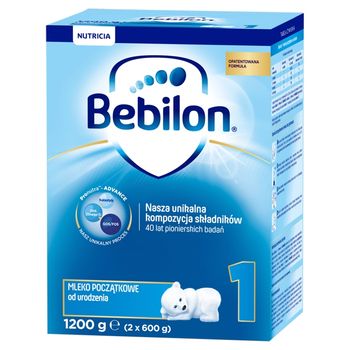 Bebilon 1 Pronutra-Advance Mleko początkowe od urodzenia 1200 g (2 x 600 g)