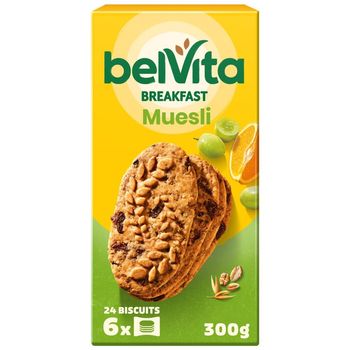 belVita Breakfast Ciastka zbożowe z musli 300 g (6 x 50 g)