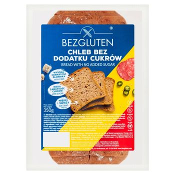 Bezgluten Chleb bez dodatku cukrów 350 g