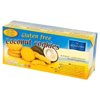 Bezgluten Kokoski Ciastka kokosowe 130 g