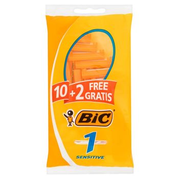 Bic 1 Sensitive Jednoczęściowe maszynki do golenia 12 sztuk