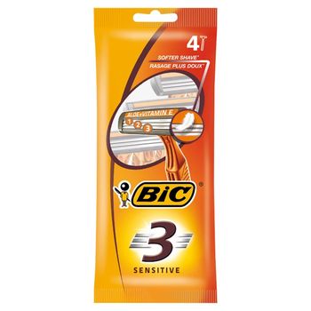 BiC 3 Sensitive 3 ostrzowa maszynka do golenia 4 sztuki