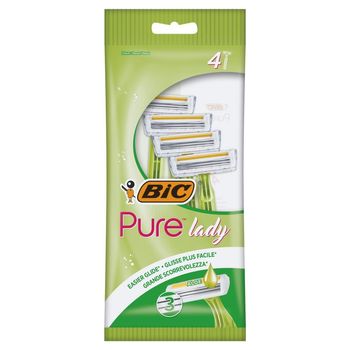 BiC Pure Lady Jednoczęściowe maszynki do golenia 4 sztuki