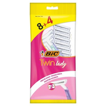 BiC Twin Lady 2 ostrzowa maszynka do golenia 12 sztuk