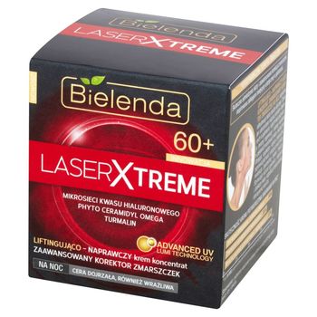 Bielenda Laser Xtreme Innowacja 60+ Liftingująco-naprawczy krem korektor zmarszczek na noc 50 ml