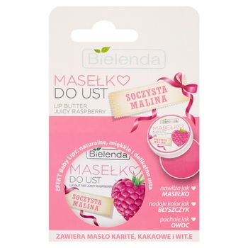 Bielenda Masełko do ust Soczysta malina 15 g