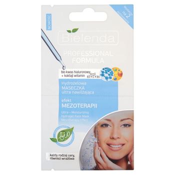 Bielenda Professional Formula Hydrożelowa maseczka ultra nawilżająca 2 x 5 g