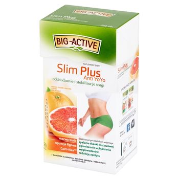 Big-Active Slim Plus Anti YoYo Herbatka ziołowo-owocowa Suplement diety 40 g (20 x 2 g)