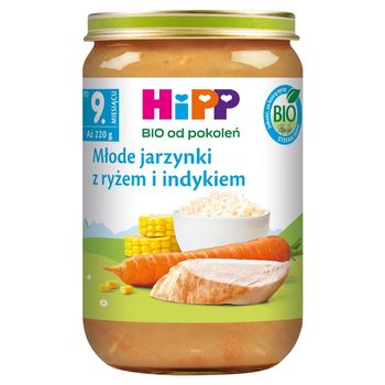 BIO OBIAD HIPP 220g JARZ INDYK 11M