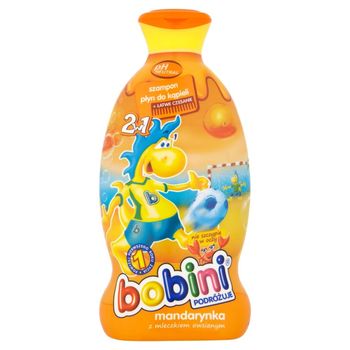 Bobini 2w1 Szampon i płyn do kąpieli mandarynka z mleczkiem owsianym 400 ml