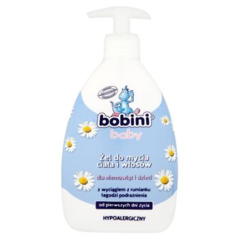 Bobini Baby Żel do mycia ciała i włosów dla niemowląt i dzieci 400 ml
